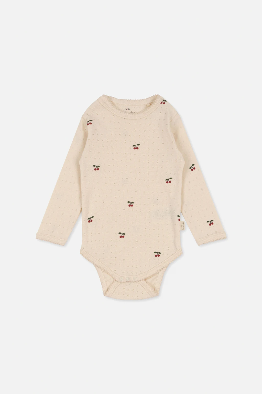 Bodysuit with cherry motif