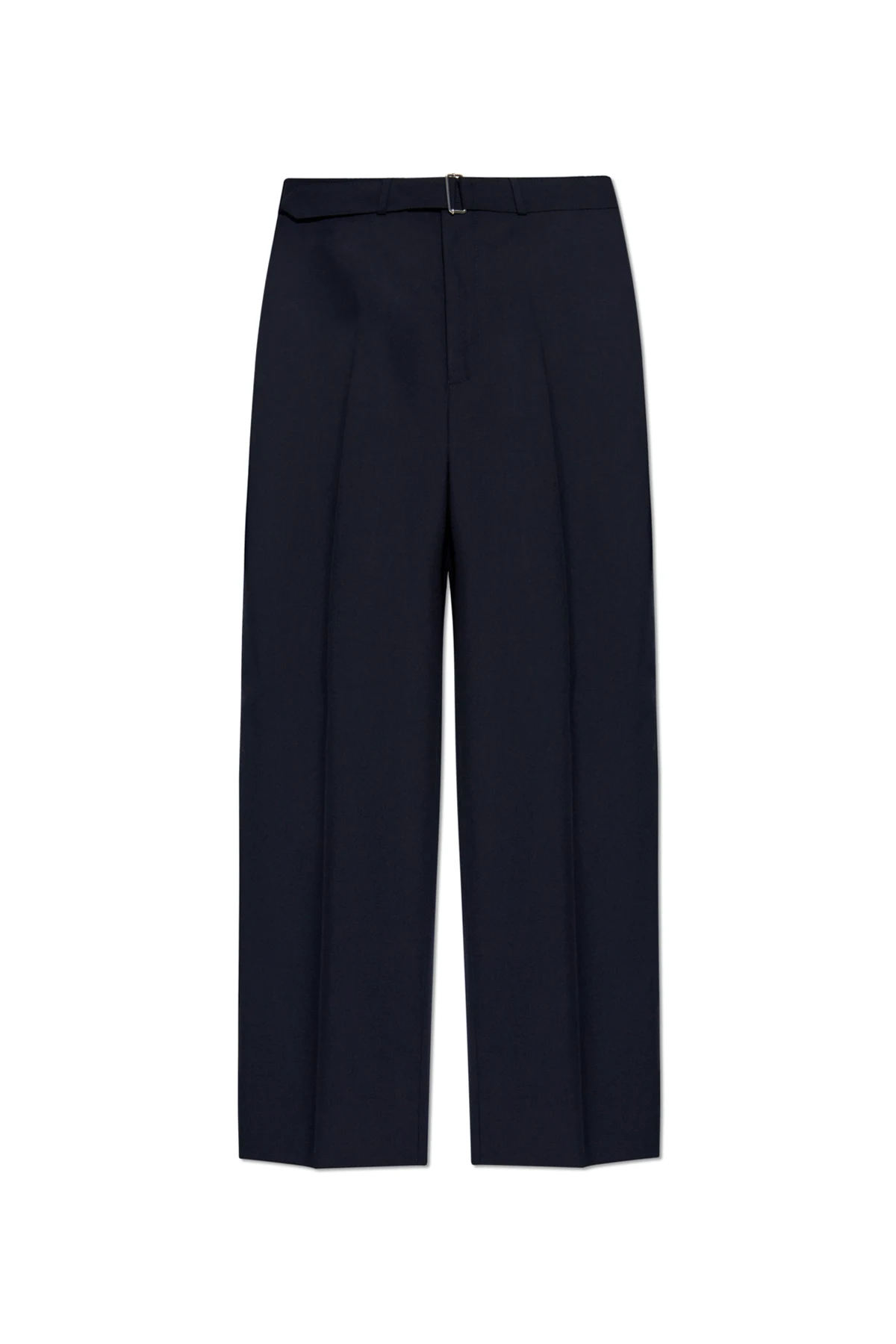 Wool Trousers with Crease