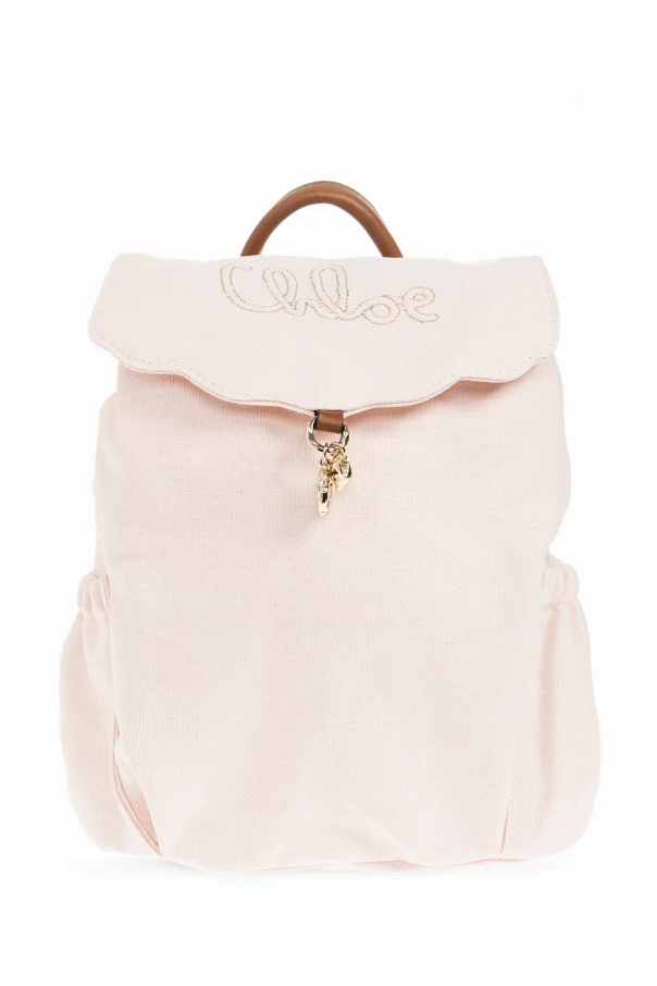 ROSA Rucksack mit aufgesticktem Logo