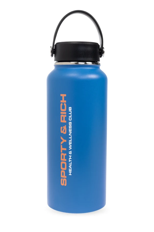 BLAU Edelstahl-Thermosflasche