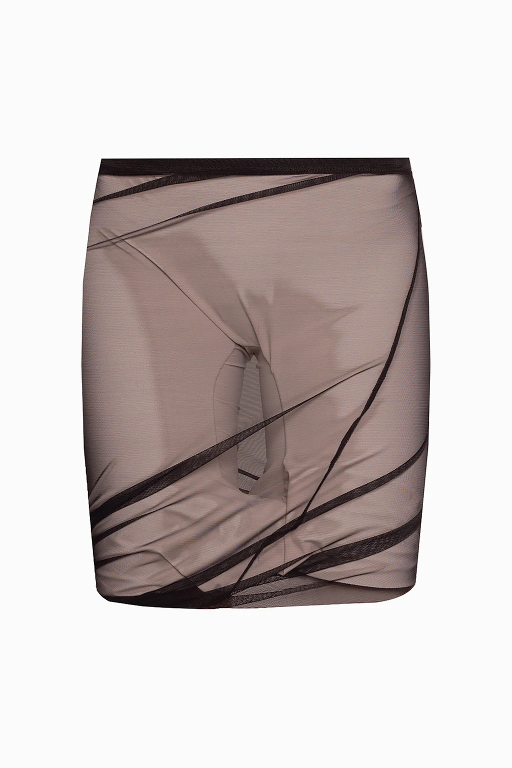 Two-layered shorts with mesh