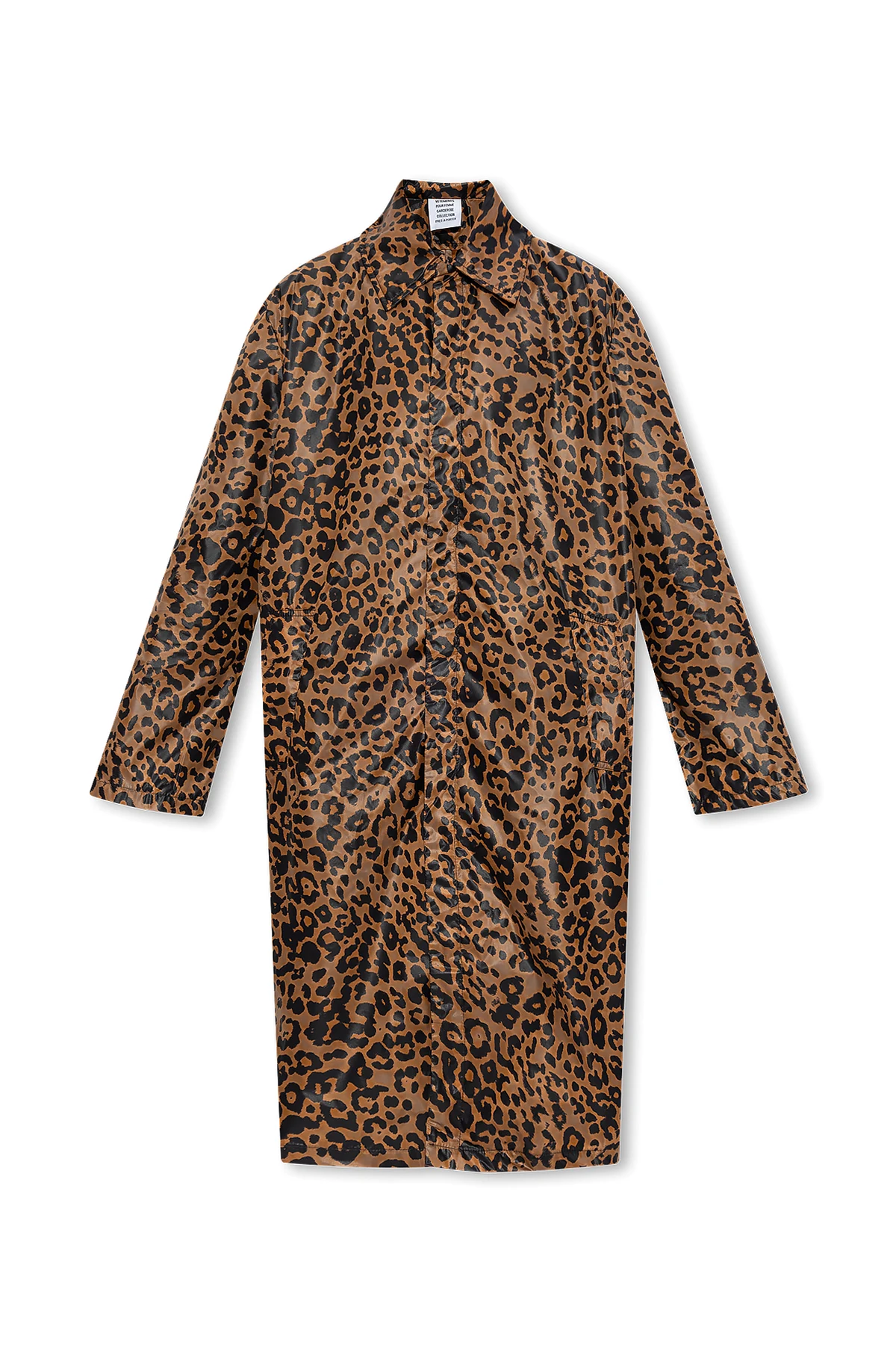 Rain coat with animal motif