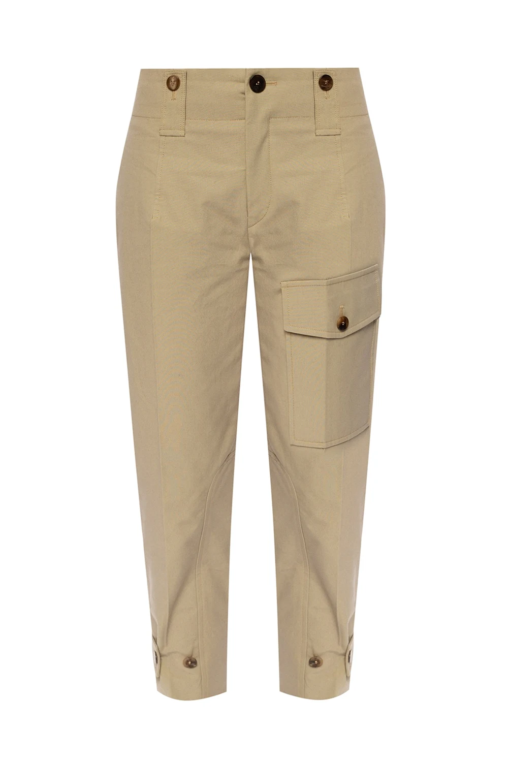Cotton trousers with pockets