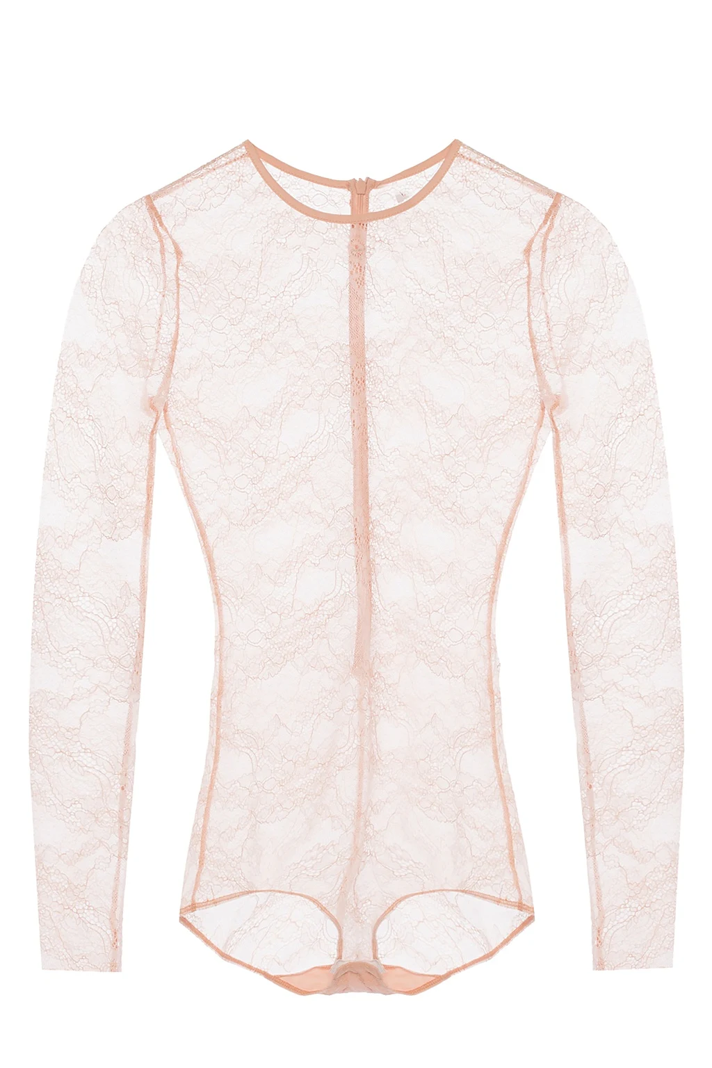 Ażurowe body z motywem kwiatowym
