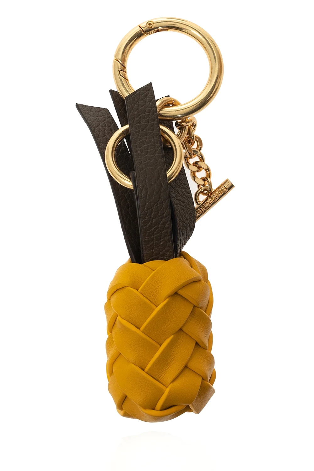 Keyring with appliqué