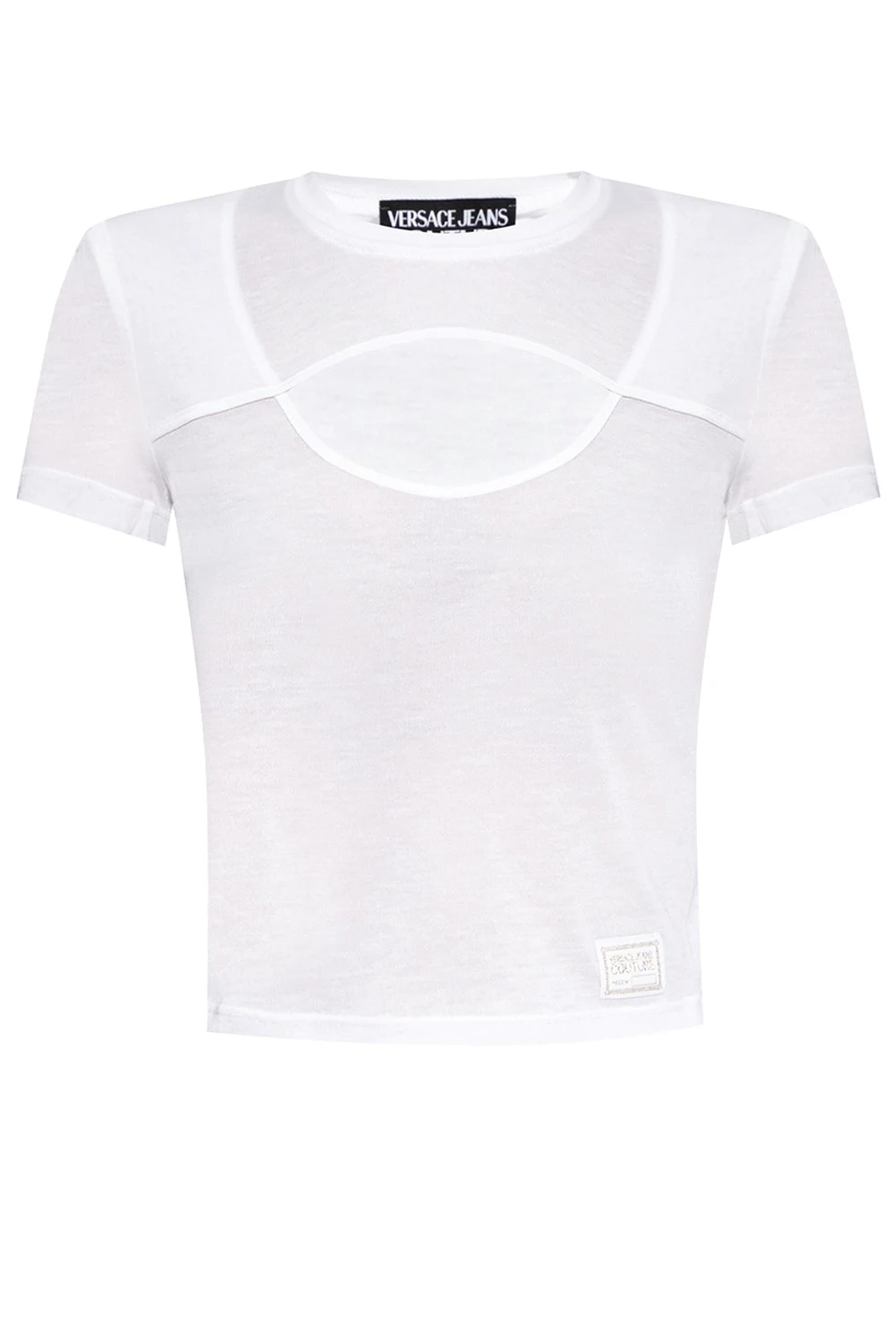 T-shirt z wycięciem