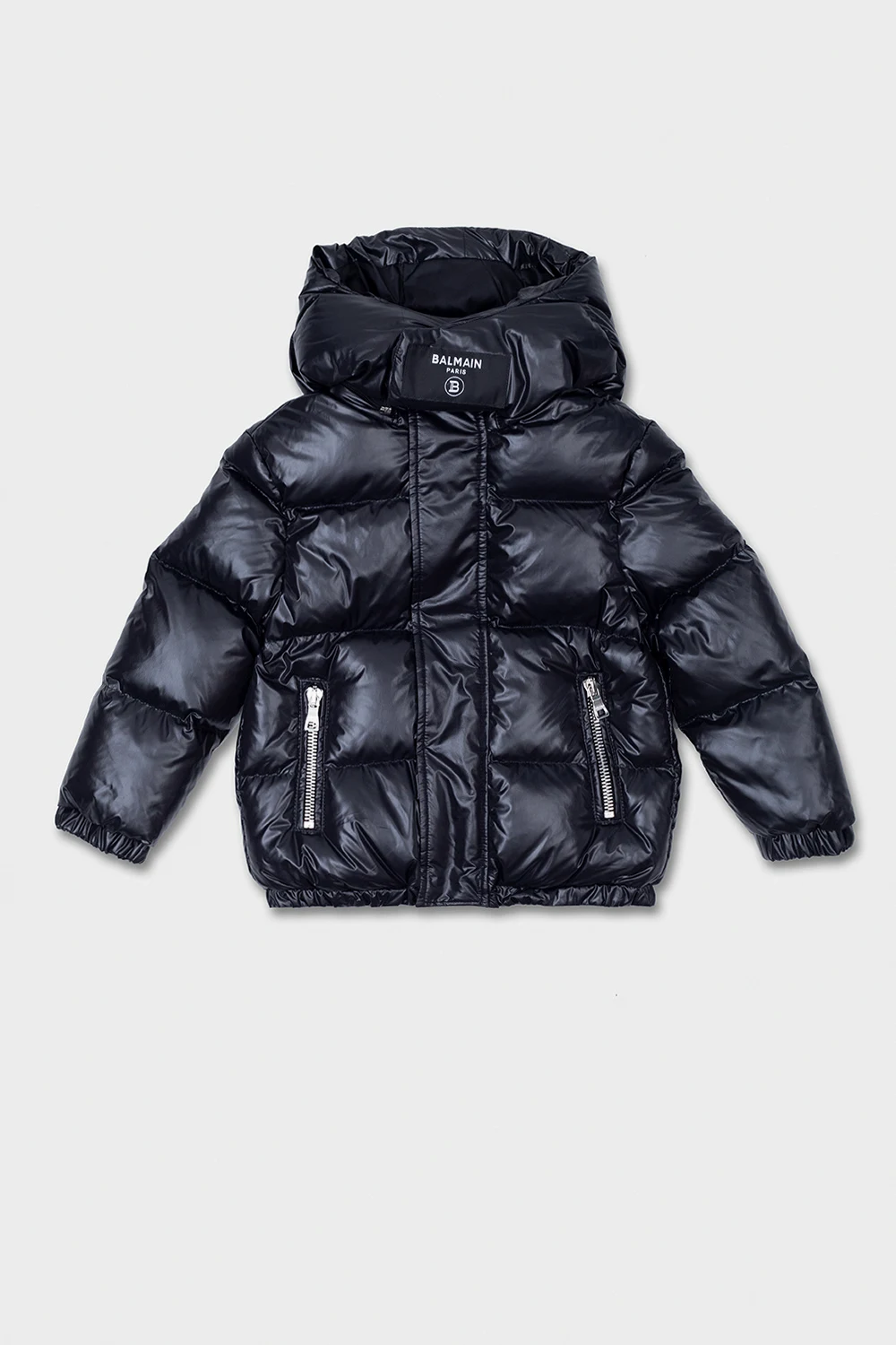 Puchowa kurtka z logo