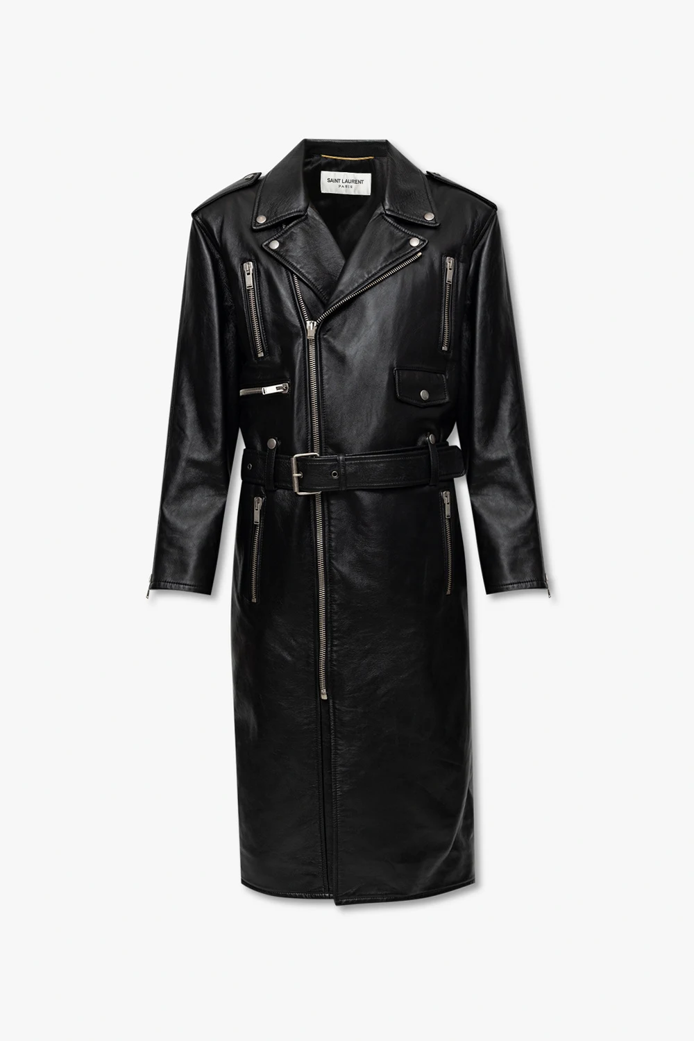 Leather coat
