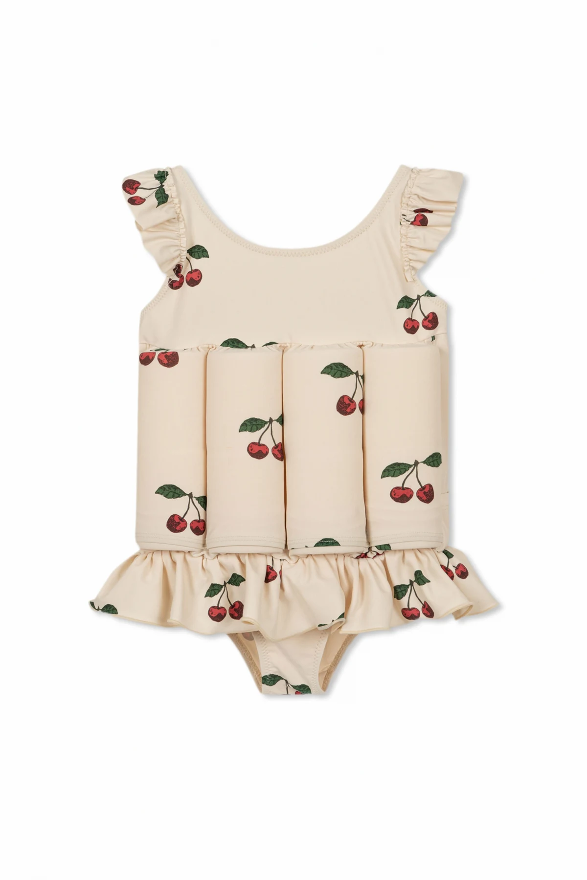 Floating swimsuit with ruffle