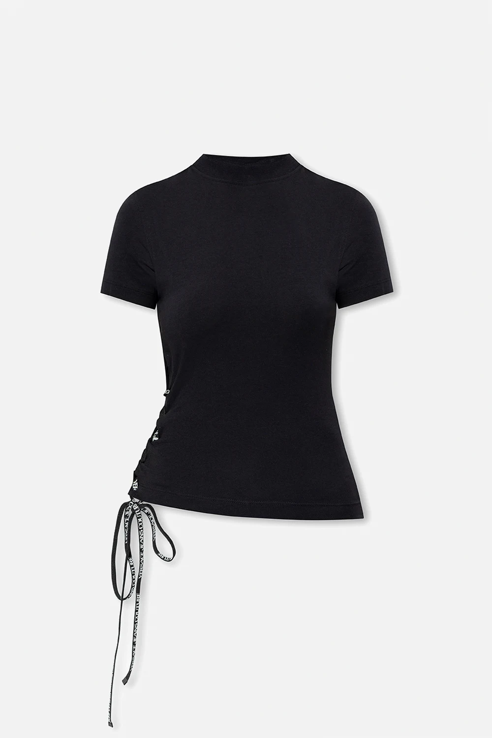 T-shirt ze sznurowaniem