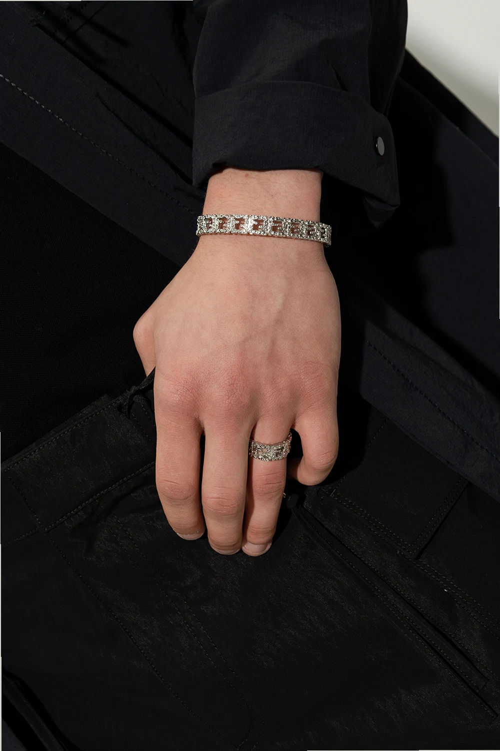 Mosiężna bransoleta