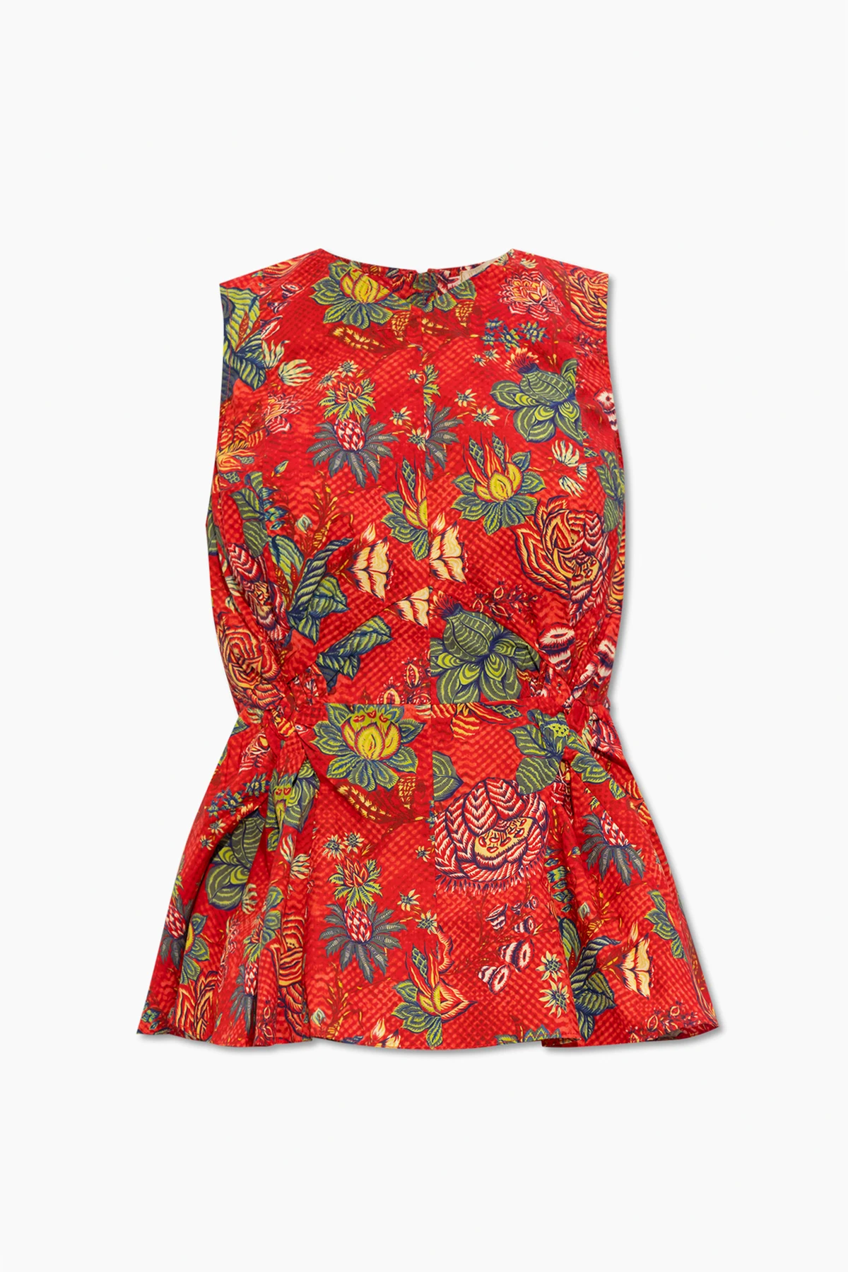 ‘Sydney’ patterned sleeveless top