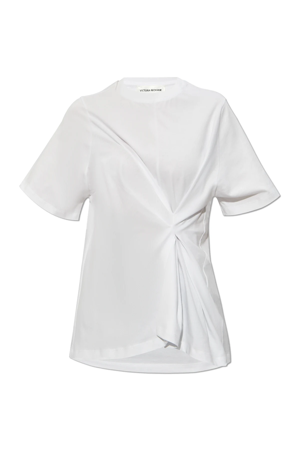 T-shirt z marszczeniem