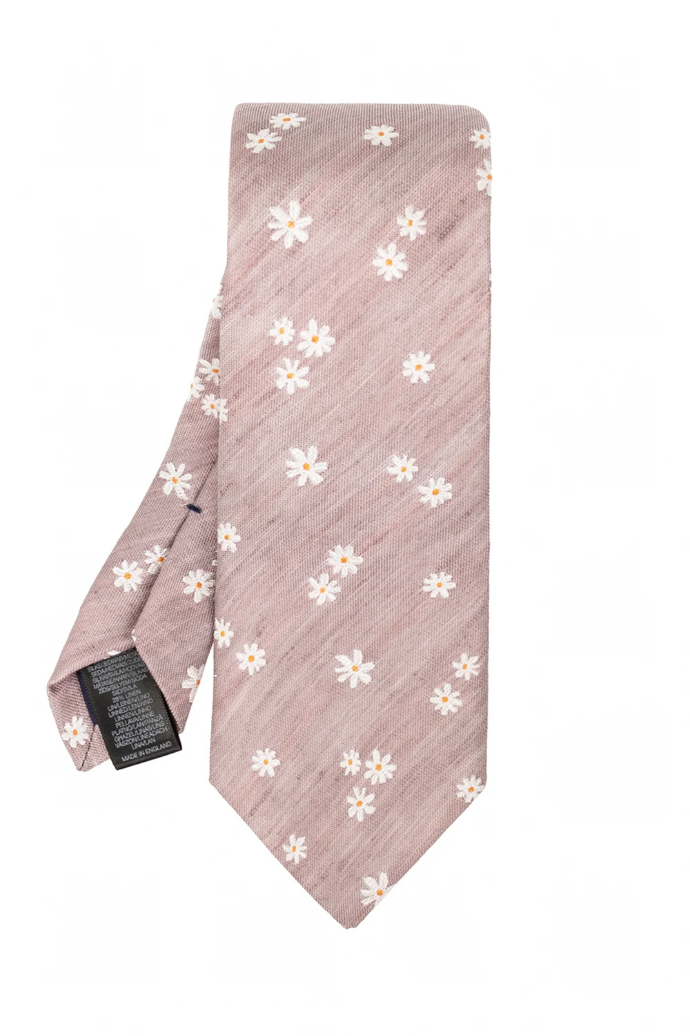 Krawat z motywem kwiatowym