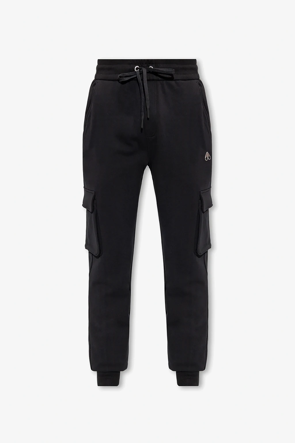 Sweatpants with metal logo