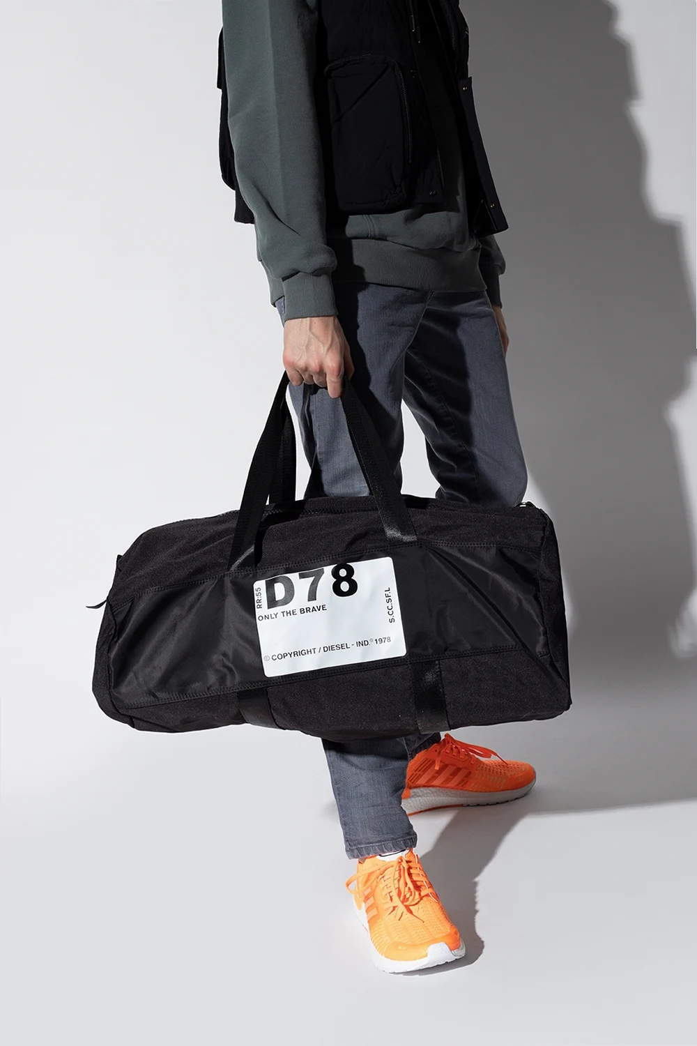 Holdall bag with logo