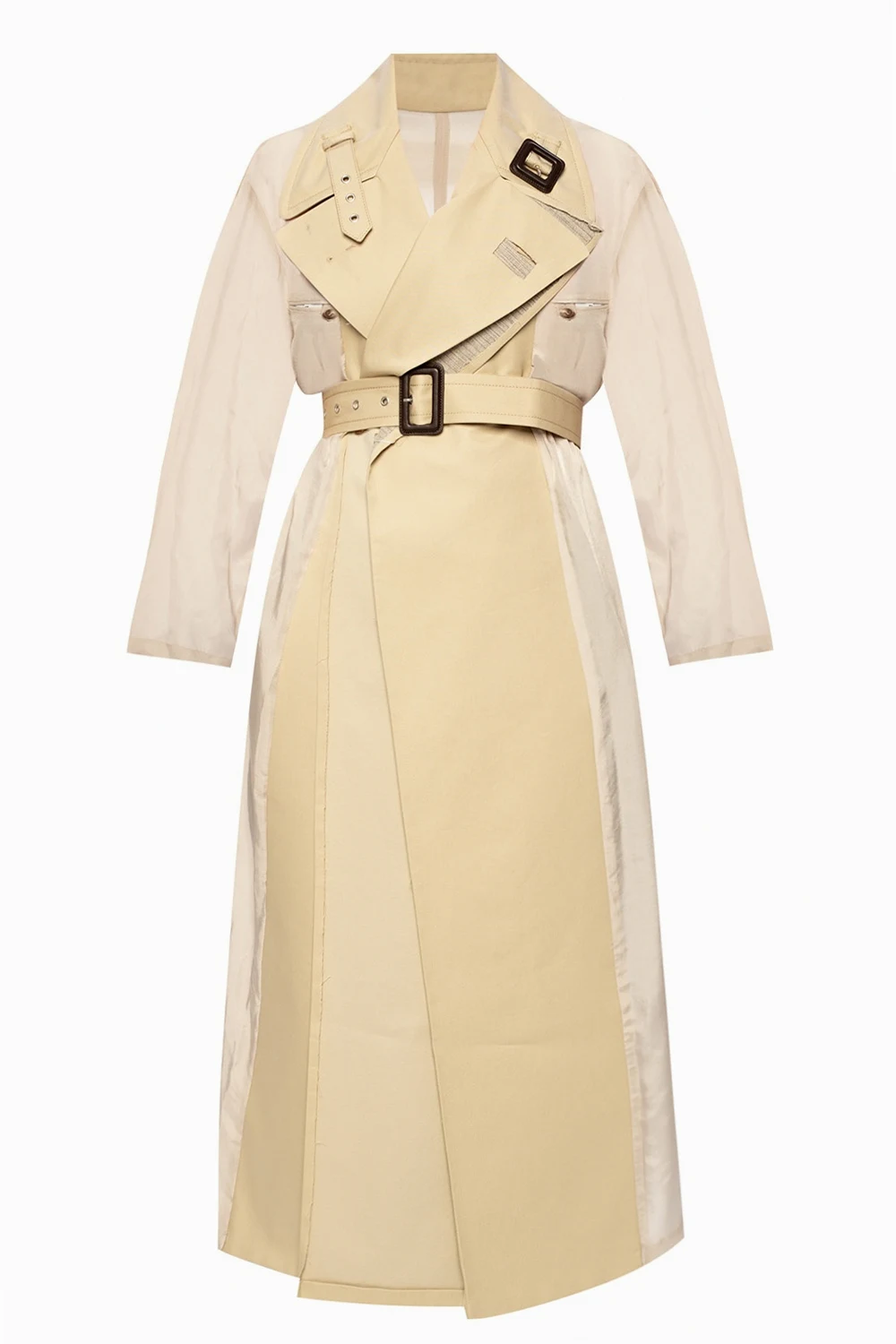 Coat with notch lapels