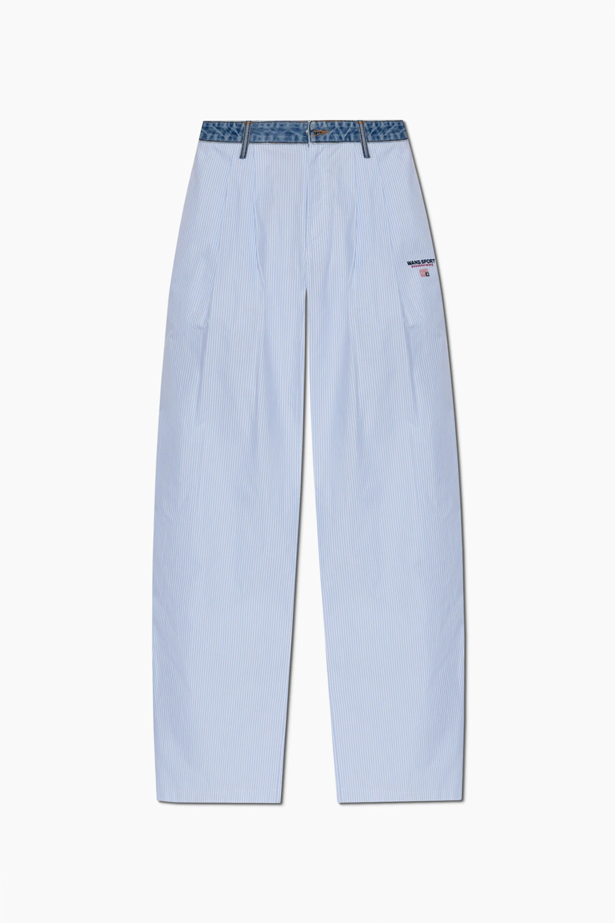 light blue Wide-leg pants