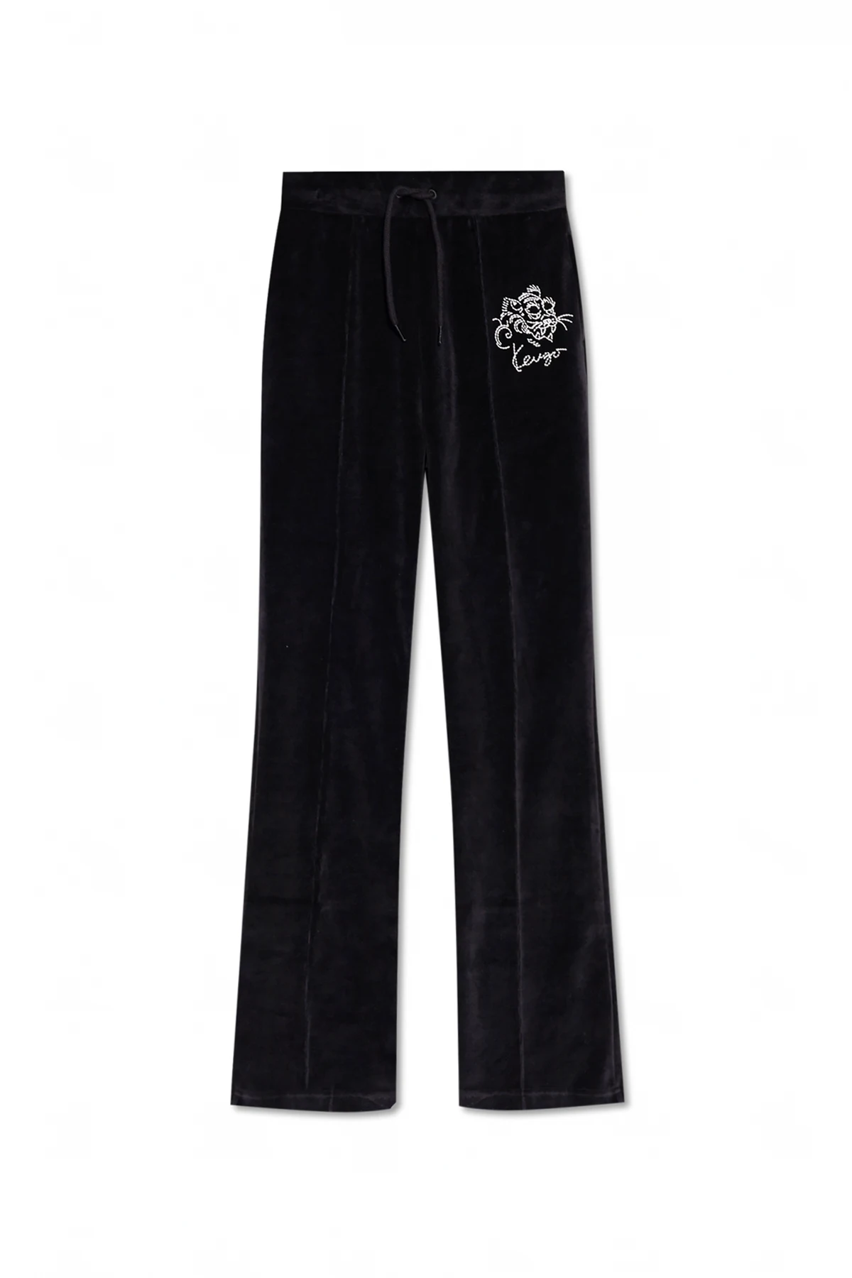 BLACK Velvet flared pants