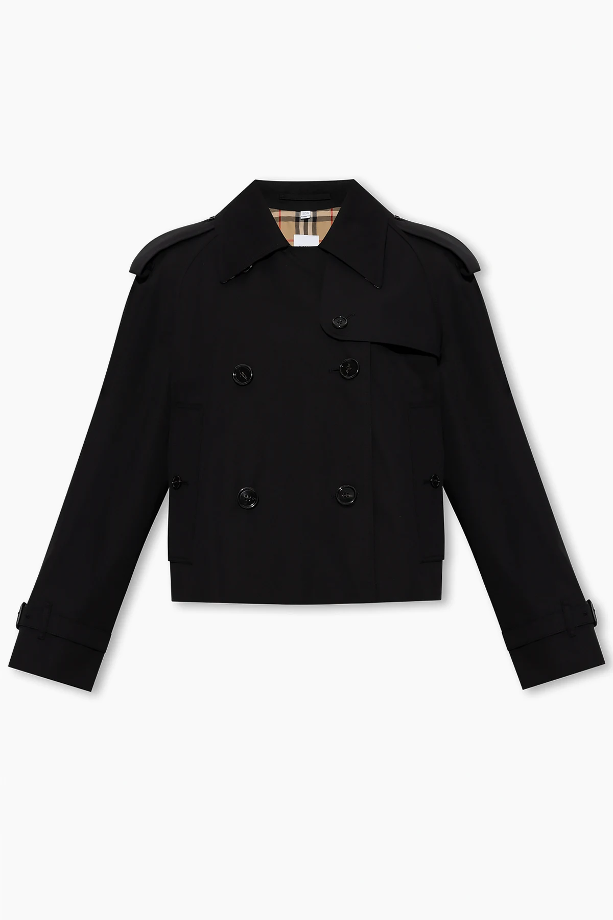‘Haltye’ cropped trench coat