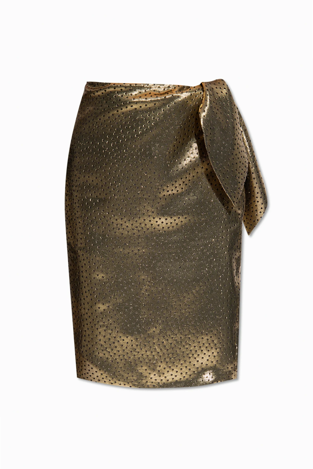 GOLD Skirt with dotted pattern