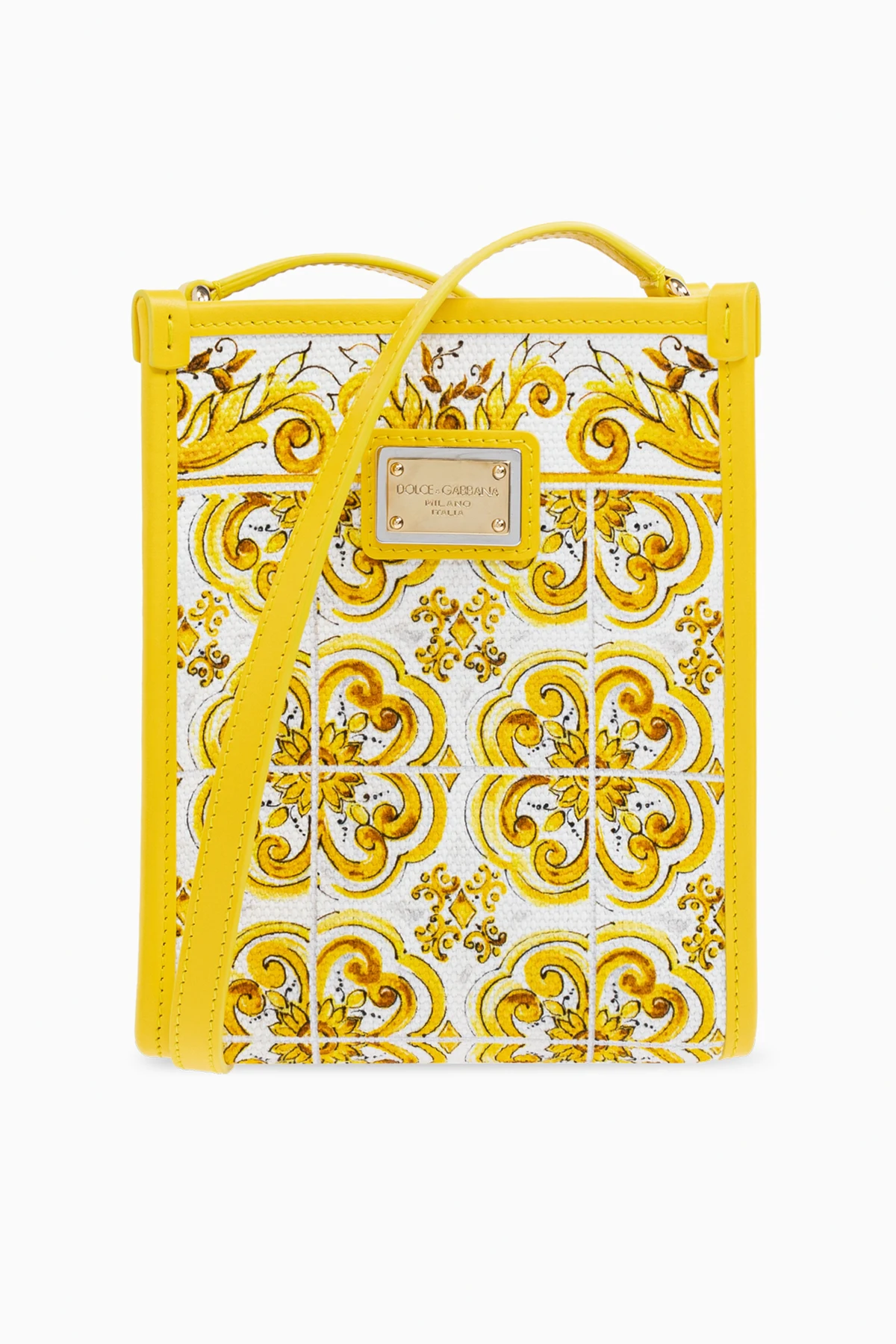 Schultertasche mit `Majolika`-Druck