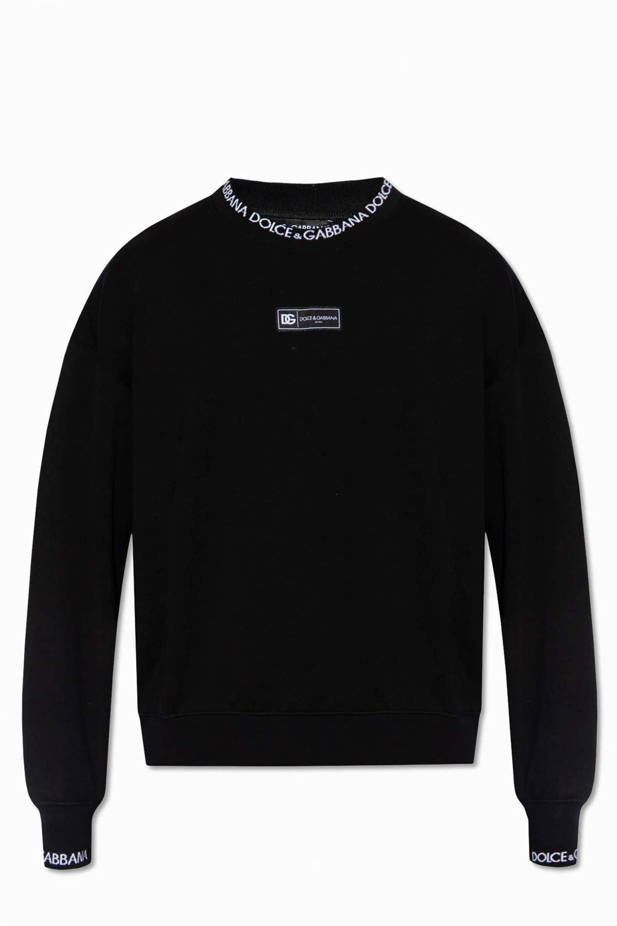 Sweatshirt with logo patch