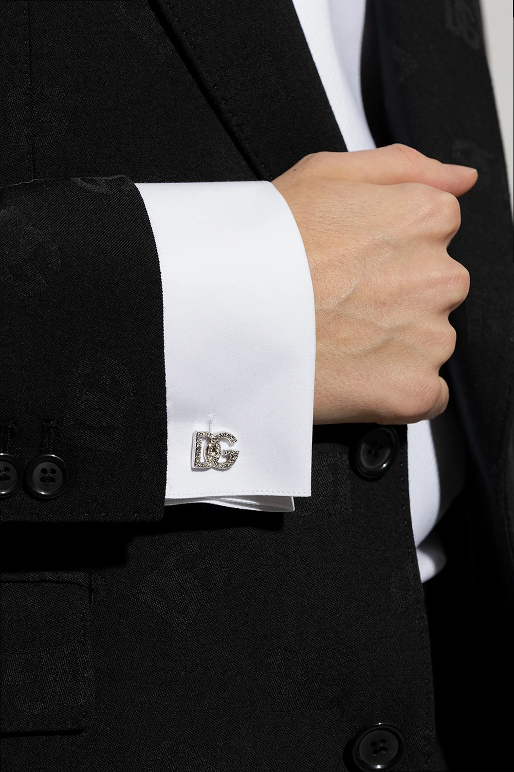 Crystal cufflinks