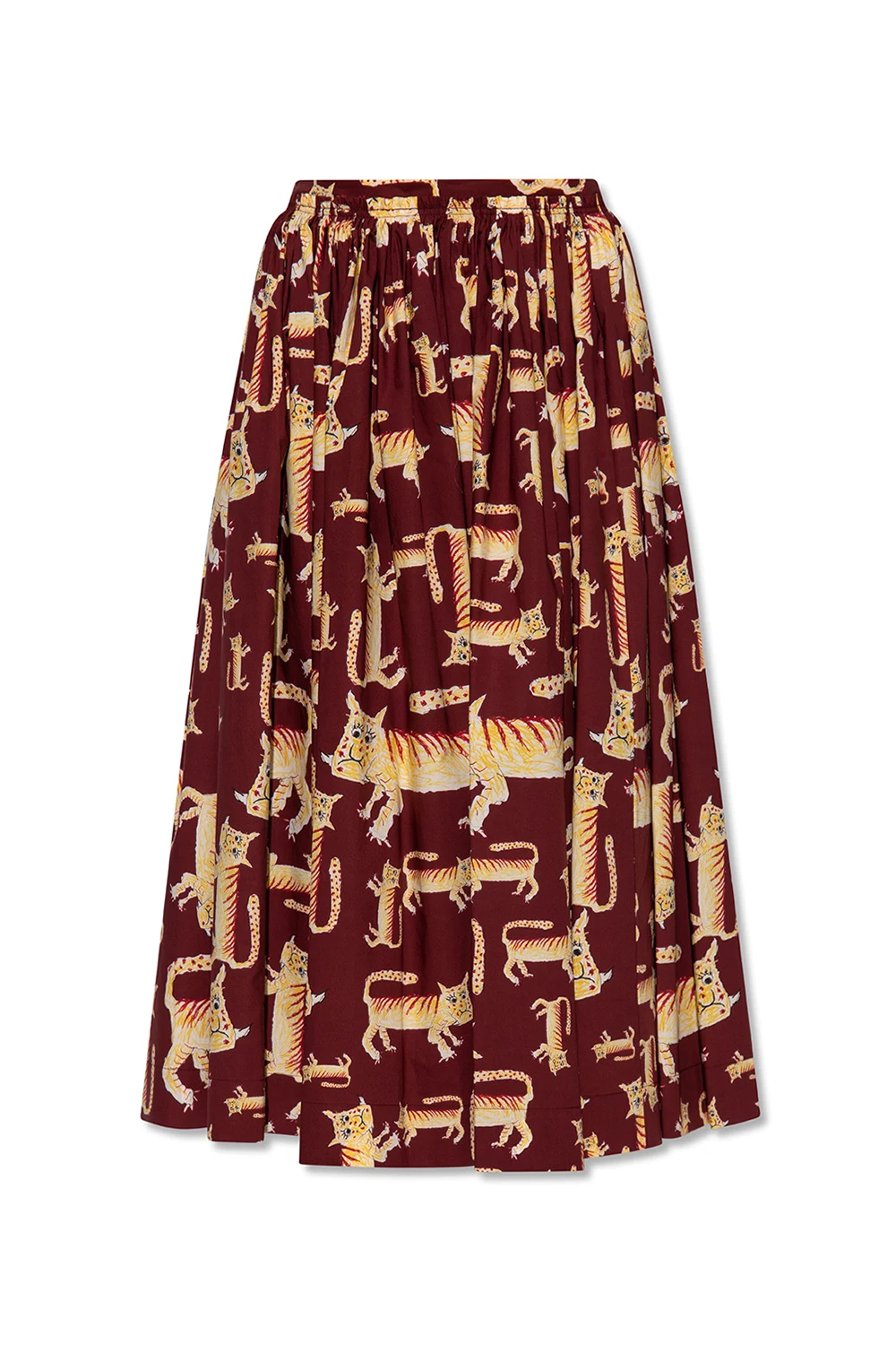 Skirt with animal motif