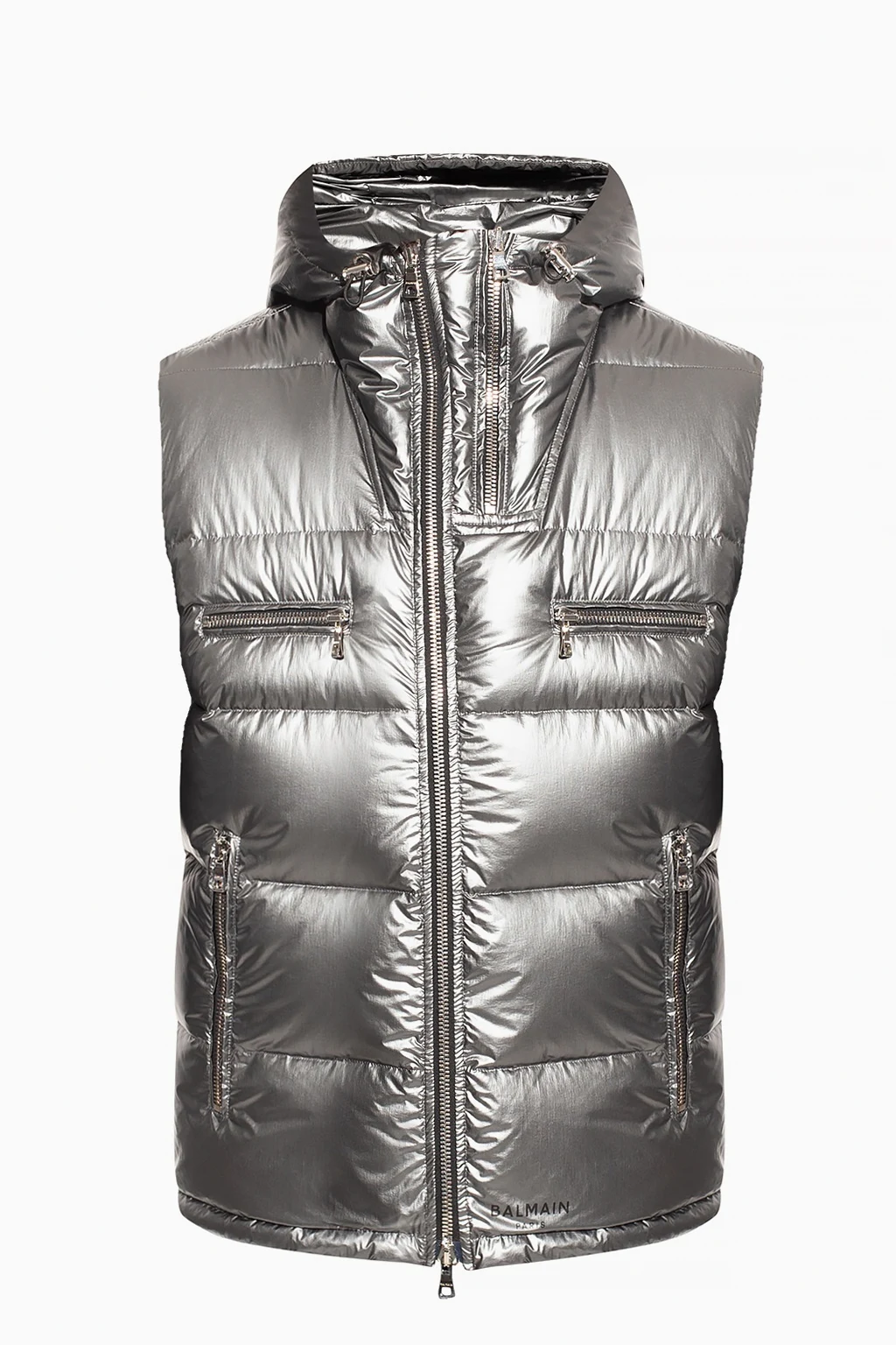 Quilted down jacket