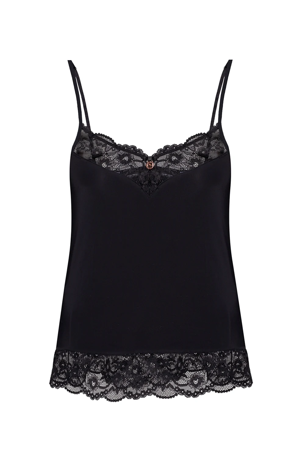 Slip top with logo
