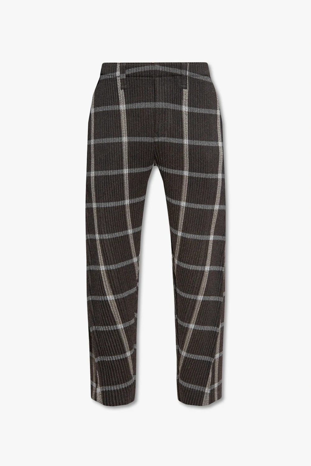 Checked trousers