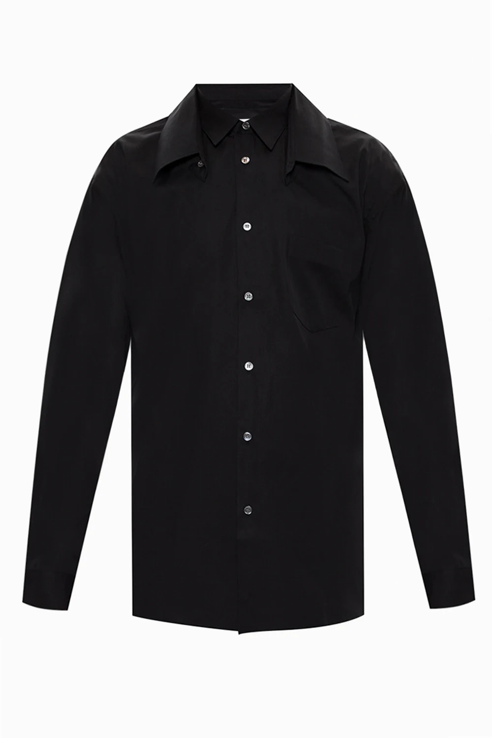 Shirt with double collar