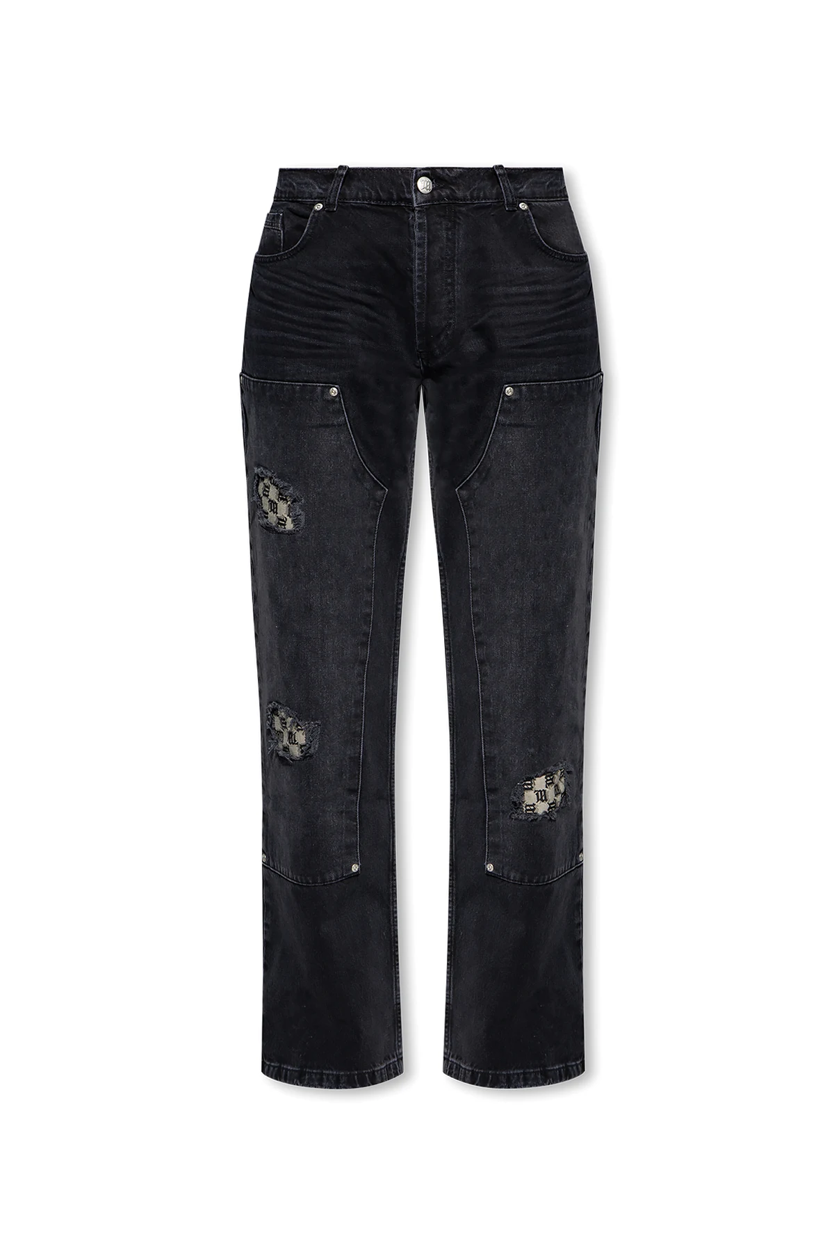 Jeansy z monogramem