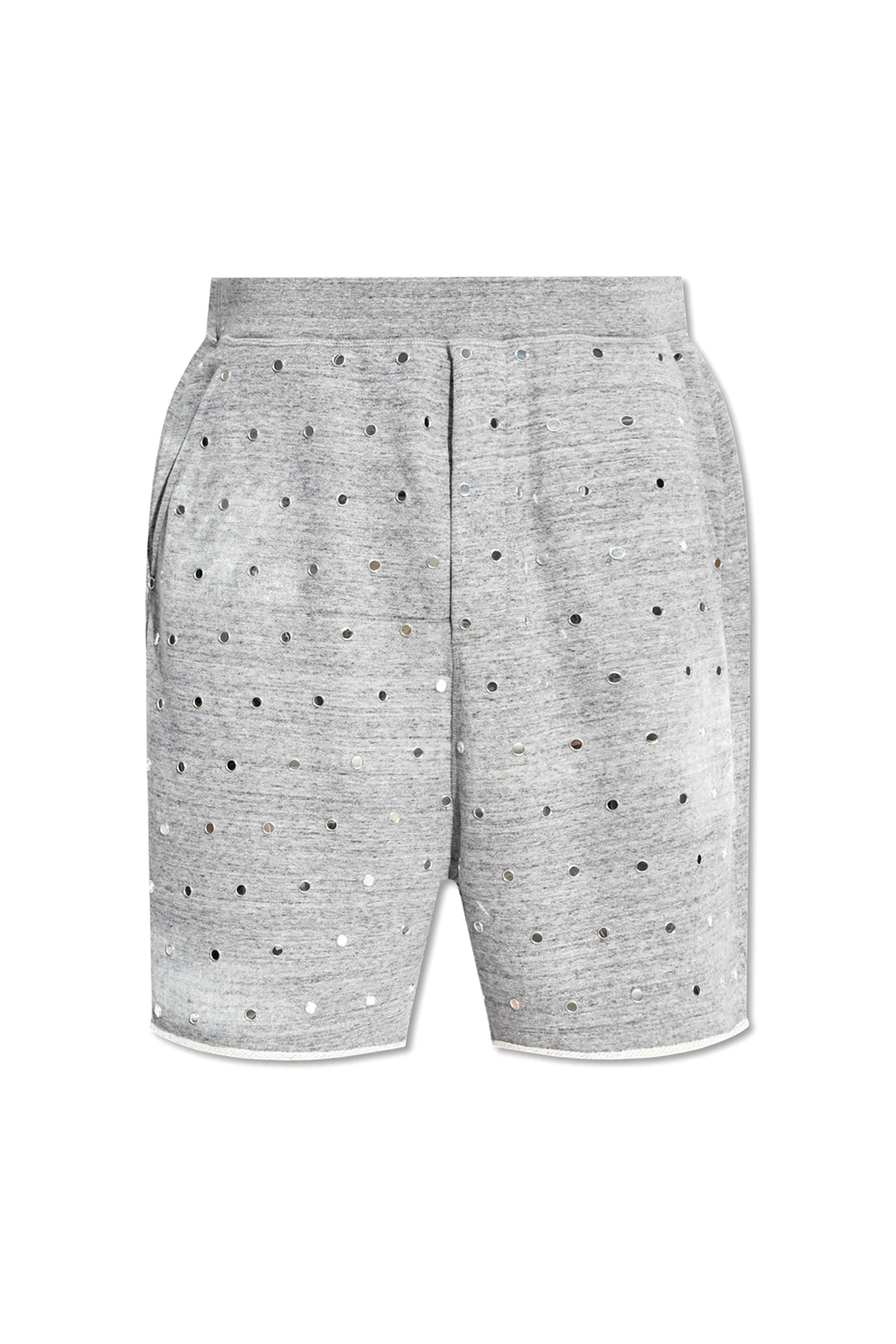 GRAU Shorts mit Logo
