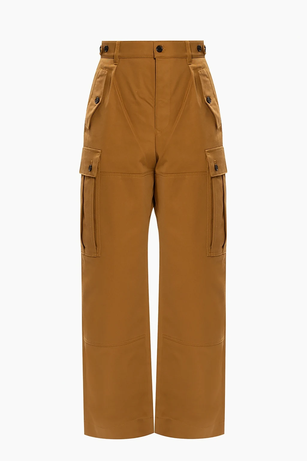 Spodnie o luźnym kroju z licznymi kieszeniami