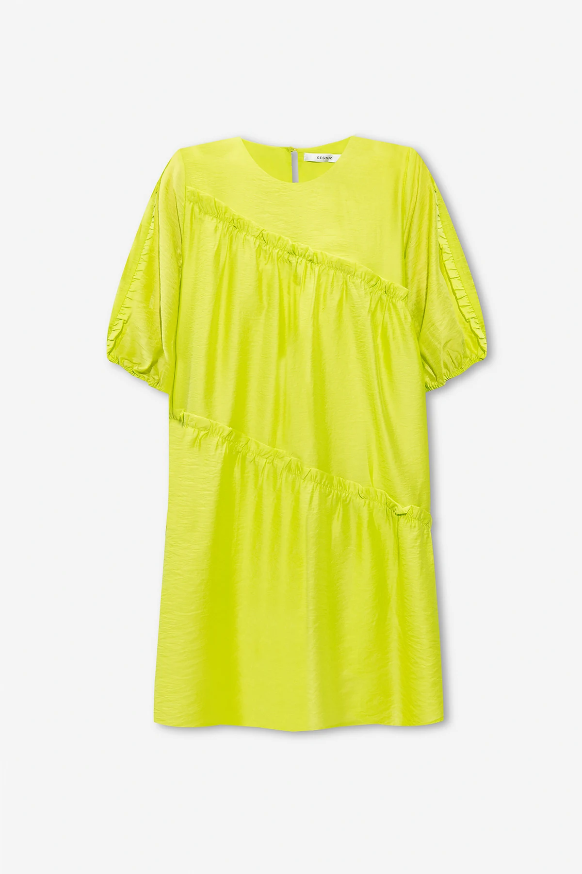 ‘TheaGZ’ dress with puff sleeves