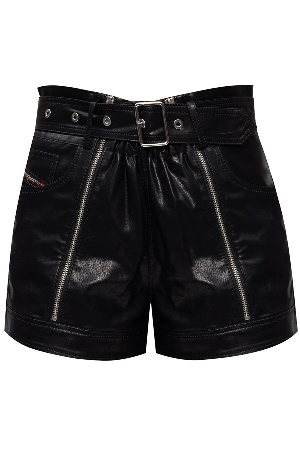 High-waisted shorts