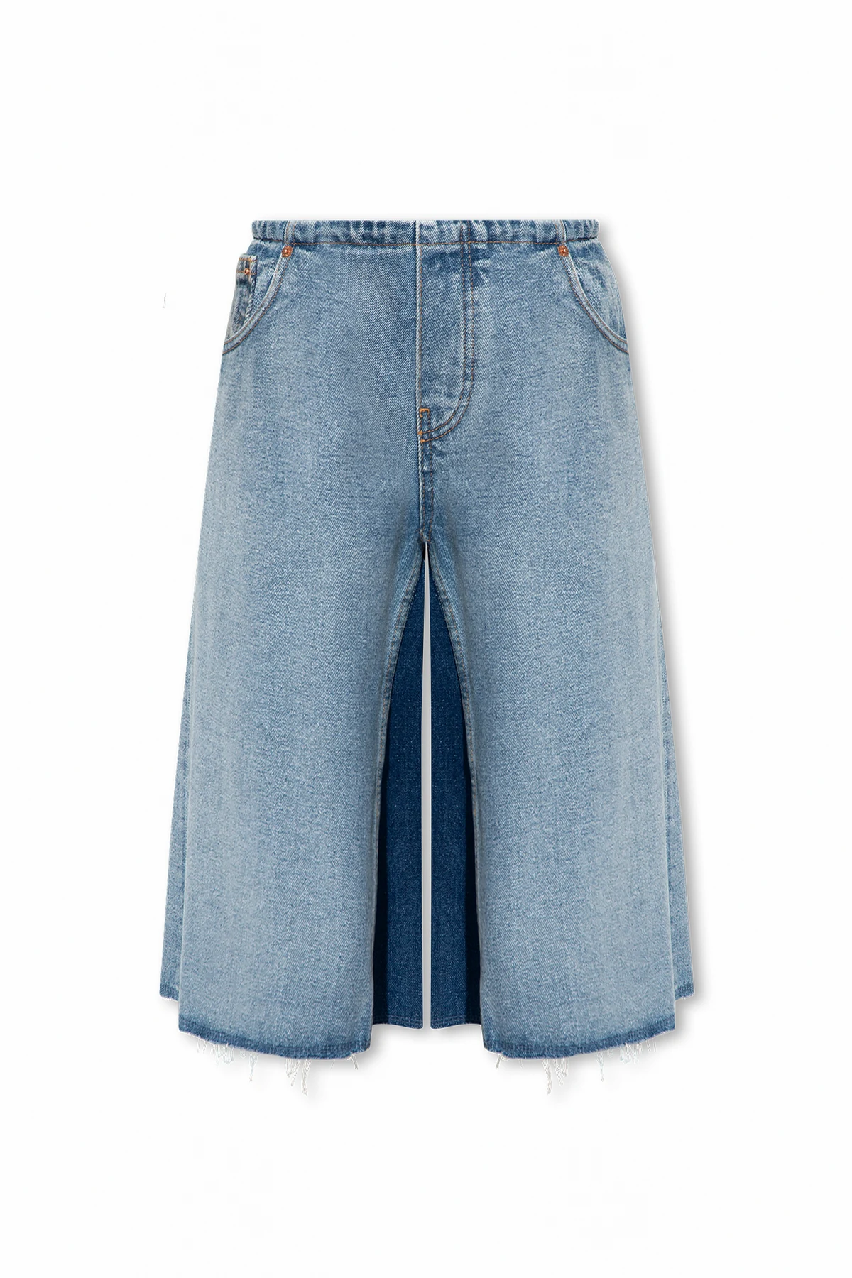 Jeansowe szorty typu ‘oversize’