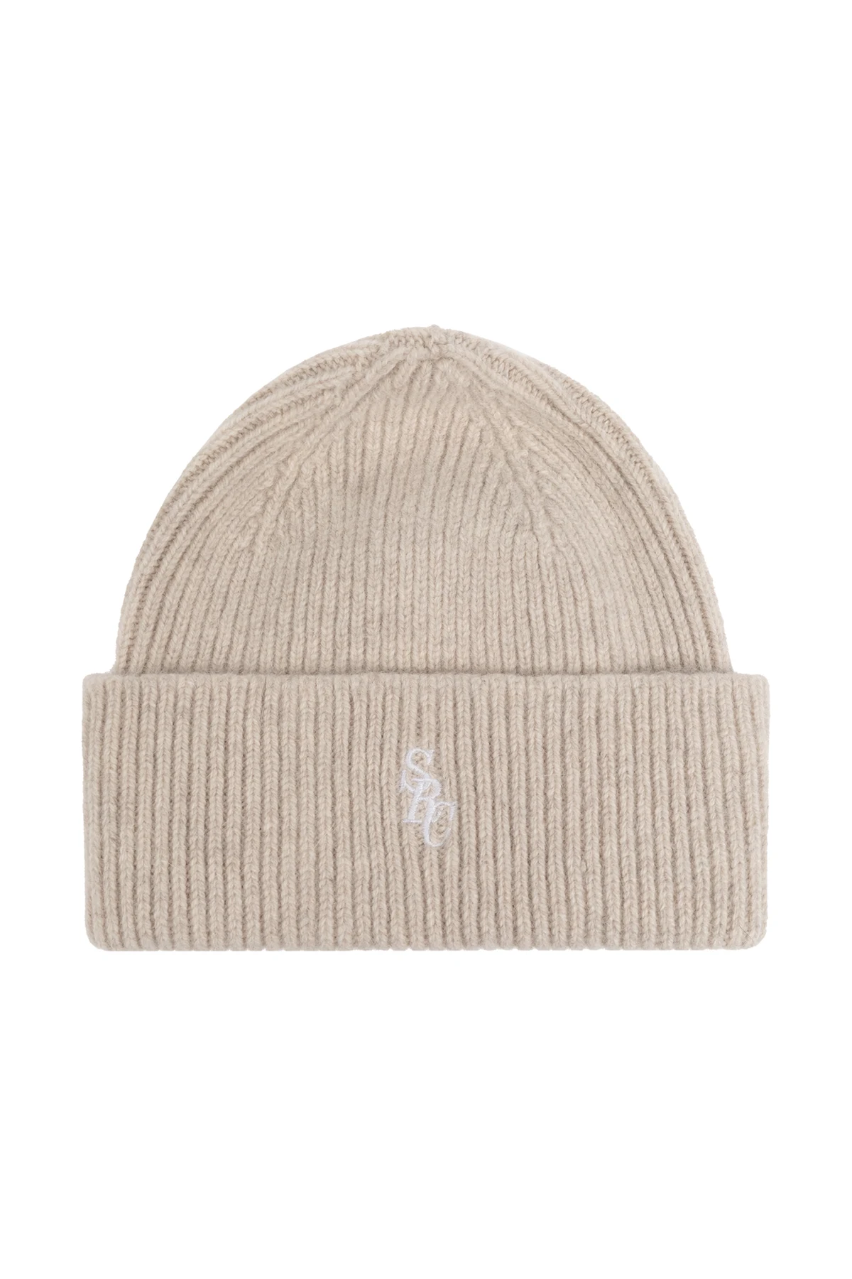 beige Woolen hat