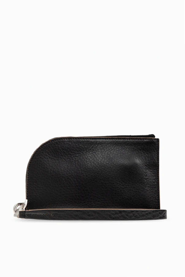 SCHWARZ Ledergürteltasche