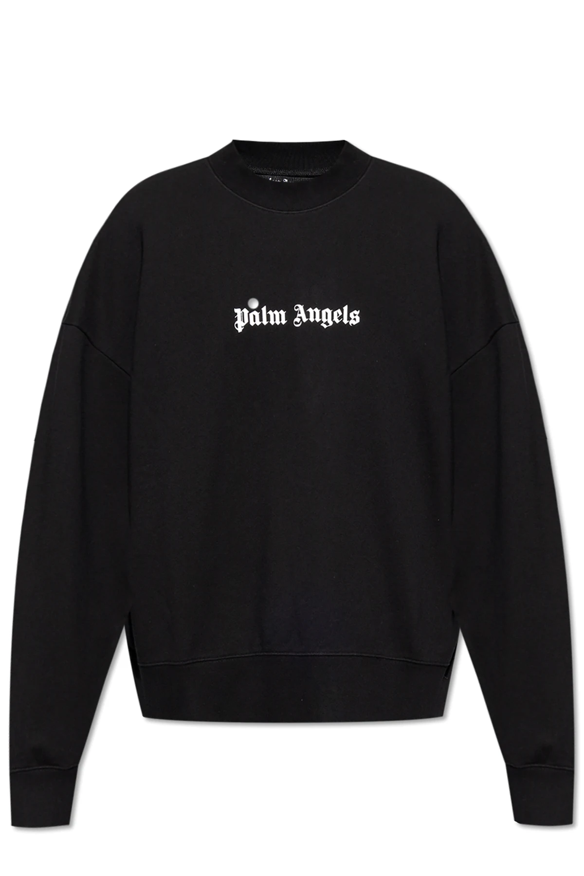 SCHWARZ Sweatshirt mit aufgedrucktem Logo