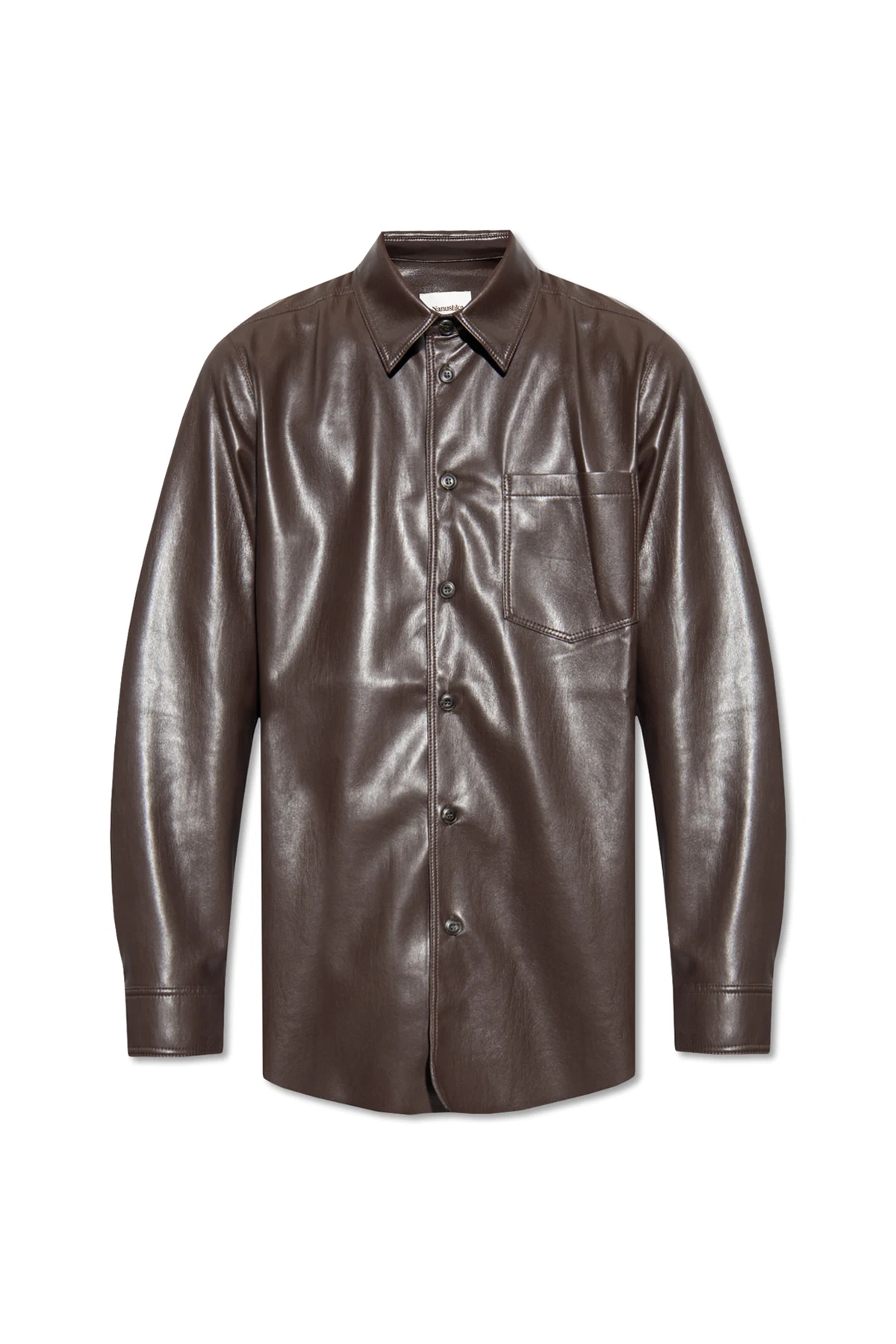 ‘Landis’ vegan OKOBOR™ leather shirt