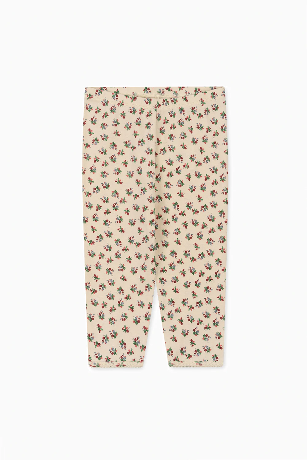 Leggings with floral motif