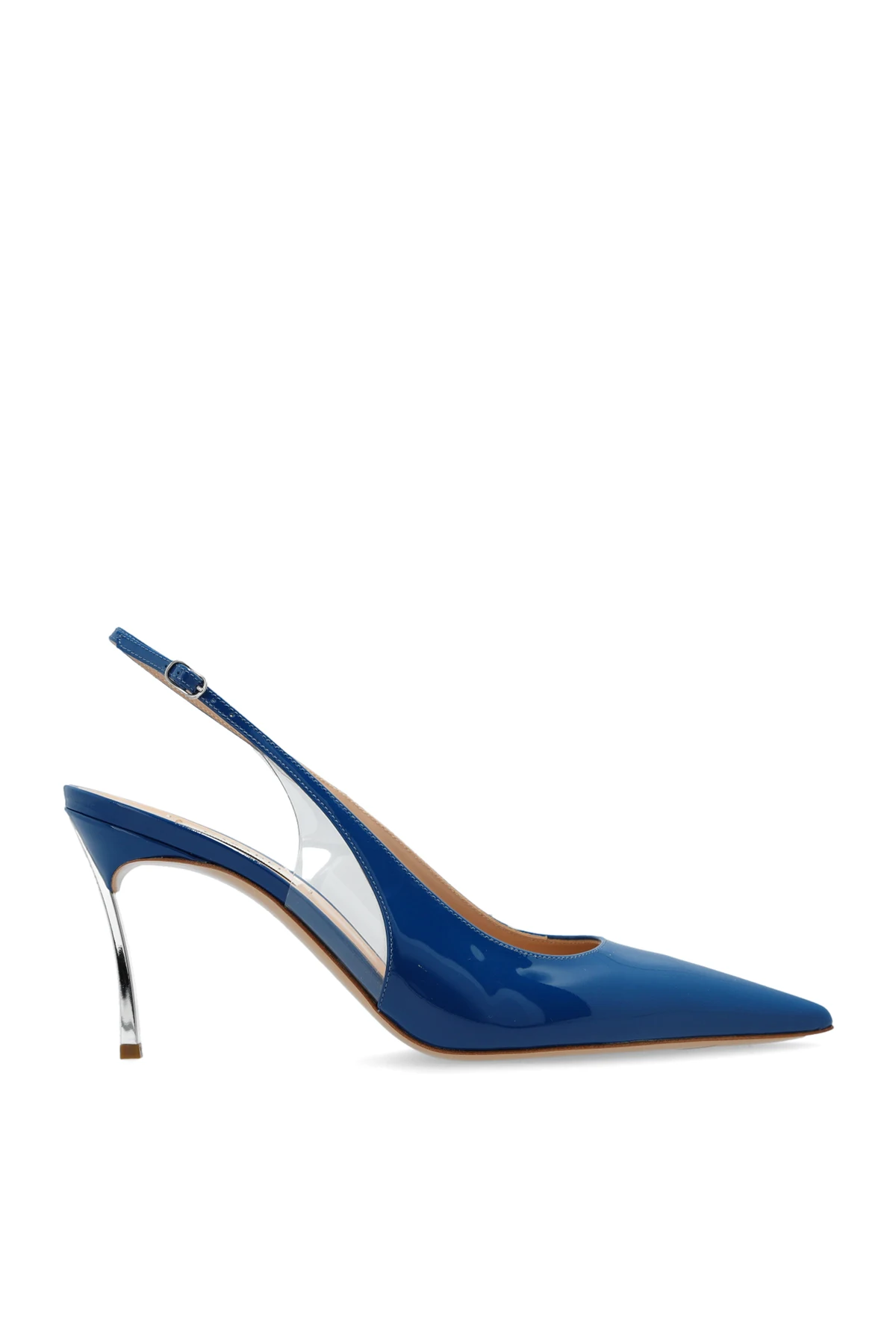 ‘Superblade’ glossy pumps