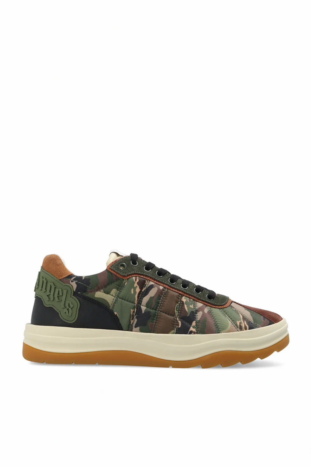 Sneakers with camo pattern