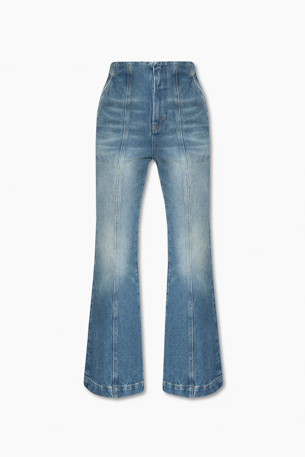 Jeansy z rozszerzanymi nogawkami