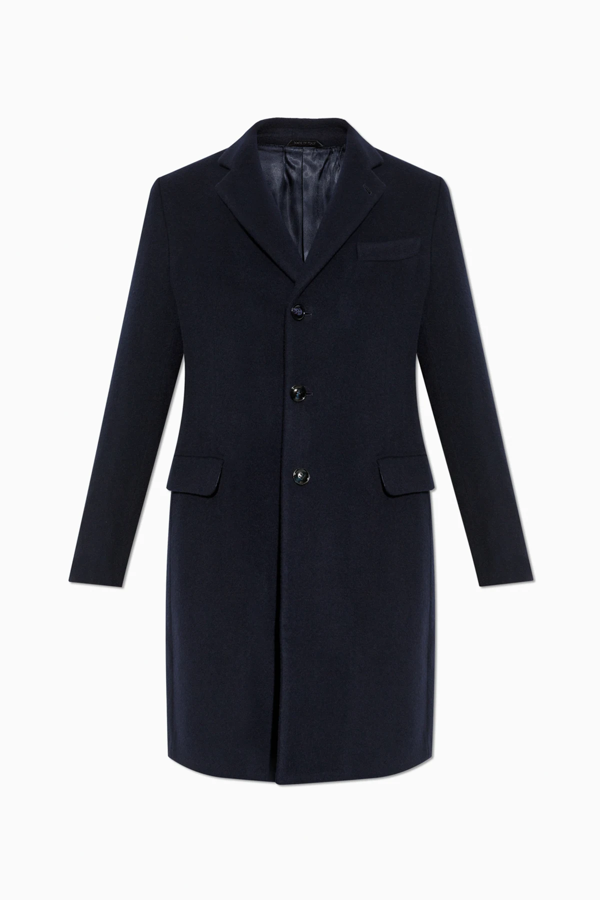 NAVY BLUE Wool coat