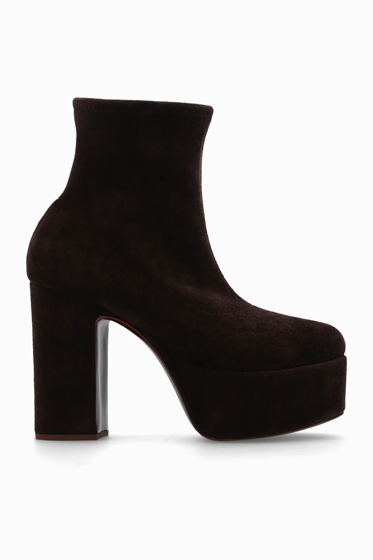 ‘Isa’ platform ankle boots in suede