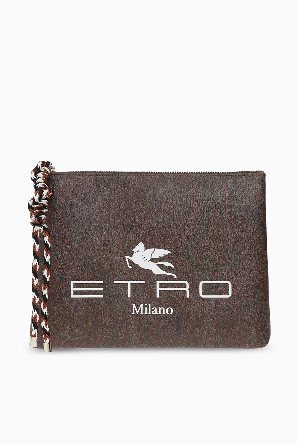 Handbag with paisley motif
